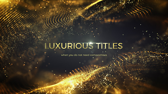 Photo of Luxurious Titles – Videohive 21190197