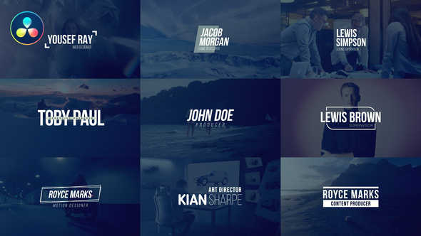 Photo of Modern Titles | DaVinci Resolve – Videohive 56163247