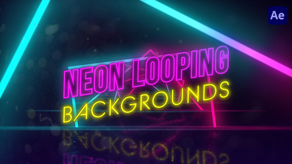 Photo of Neon Looping Tunnel Backgrounds – Videohive 56509233