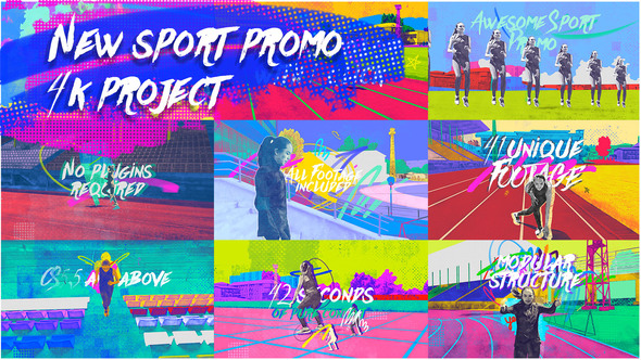 Photo of New Sport Promo 4K/ Grange Run Motivation/ Active Training/ Marker Oil Paint Dynamic Workout/ TV ID – Videohive 24458750