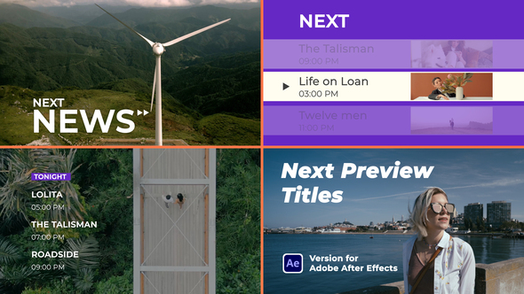 Photo of Next Preview Titles – Videohive 56300917