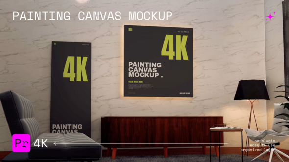 Photo of Painting Canvas Mockup – Videohive 56240585