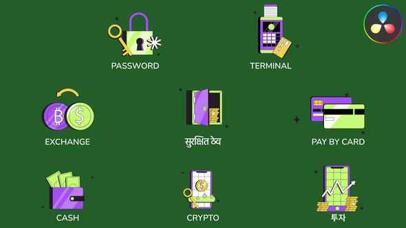 Photo of Payment Icons And Titles for DaVinci Resolve – Videohive 56328615