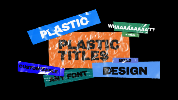 Photo of Plastic Titles – Videohive 56301280