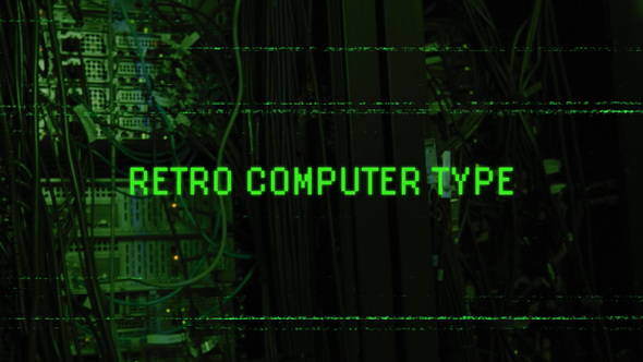 Photo of Retro Computer Type – Videohive 56508695