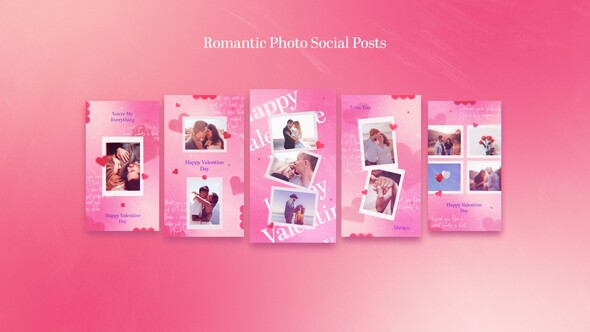 Photo of Romantic Photo Social Posts – Videohive 56458234