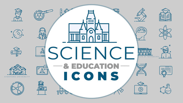 Photo of Science & Education Icons – Videohive 41812444