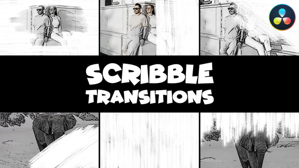 Photo of Scribble Transitions | DaVinci Resolve – Videohive 56225749