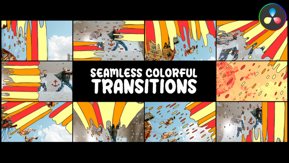 Photo of Seamless Colorful Transitions | DaVinci Resolve – Videohive 56380336