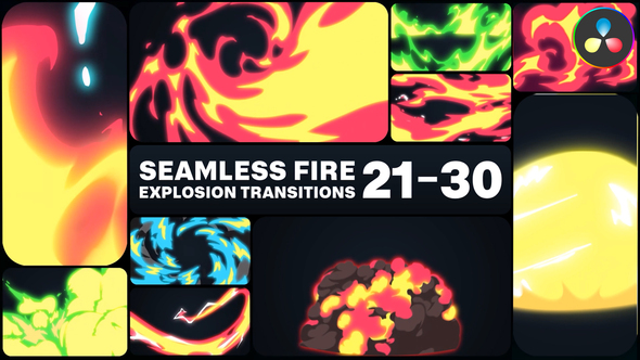 Photo of Seamless Fire Explosion Transitions for DaVinci Resolve – Videohive 56262432