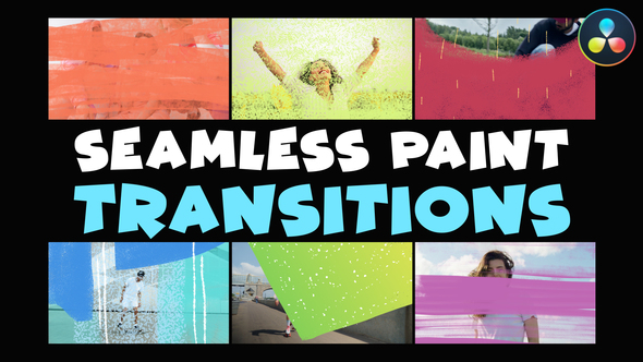 Photo of Seamless Paint Transitions | DaVinci Resolve – Videohive 56360337