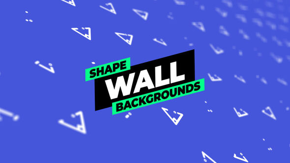 Photo of Shape Wall Backgrounds – Videohive 56262381