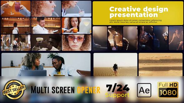 Photo of Smooth multiscreen slideshow – Videohive 56333758