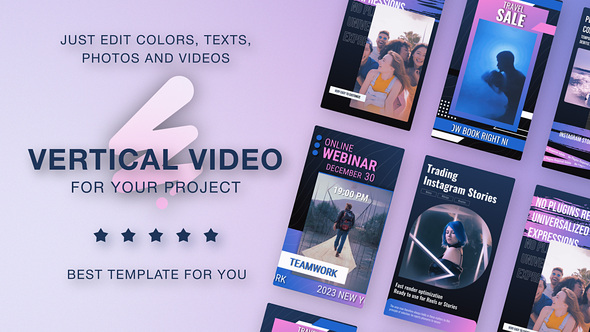 Photo of Social Media Reels – Travel Education Sport Fashion News Blue Pink – Videohive 56335059