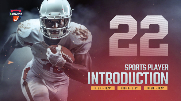 Photo of Sports Player Introduction – Videohive 56309976