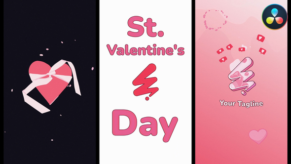 Photo of St. Valentine’s Day Vertical Logo | DaVinci Resolve – Videohive 56262253