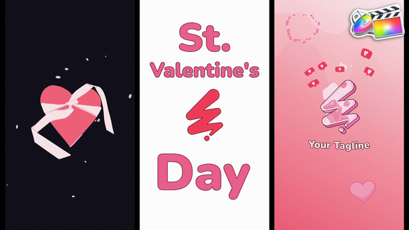 Photo of St. Valentine’s Day Vertical Logo | FCPX – Videohive 56328780