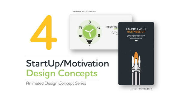 Photo of Start Up Motivation Design Concept – Videohive 56303335