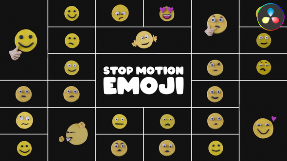 Photo of Stop Motion Emoji for DaVinci Resolve – Videohive 56396088