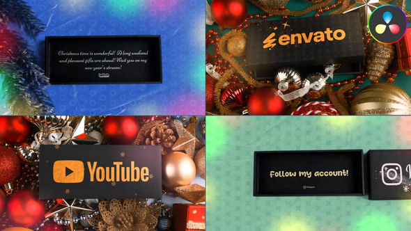 Photo of Stop Motion Xmas Gift Boxes for DaVinci Resolve – Videohive 56063526