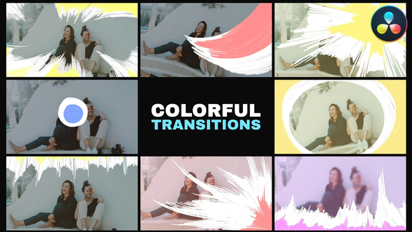 Photo of Stroke Colorful Transitions | DaVinci Resolve – Videohive 56311986