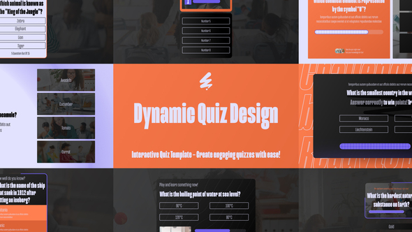 Photo of Stylish Quiz Design – Videohive 56360519