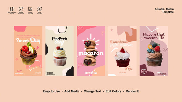 Photo of Sweet Food Instagram Reels – Videohive 56334138