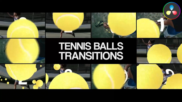 Photo of Tennis Balls Transitions for DaVinci Resolve – Videohive 56328602