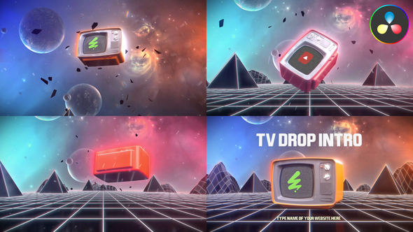 Photo of TV Drop Intro for DaVinci Resolve – Videohive 56153937