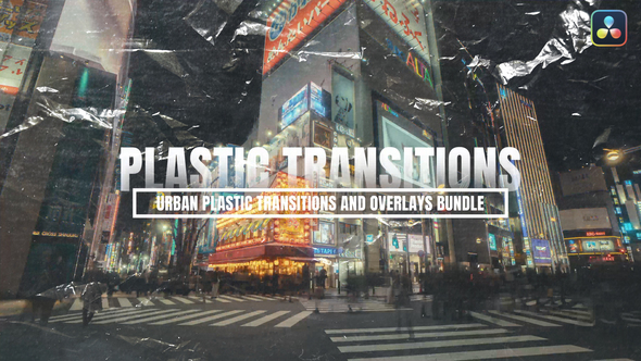 Photo of Urban Plastic Transitions And Overlays Bundle For DaVinci Resolve – Videohive 56382849