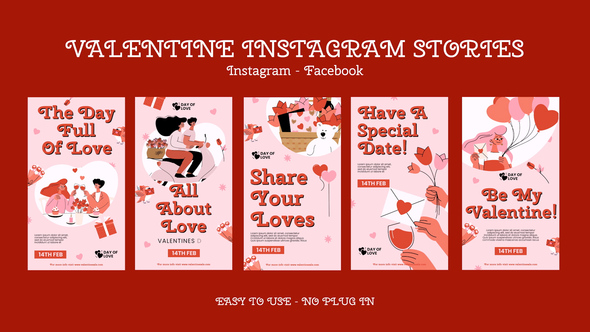 Photo of Valentine Day Instagram Stories – Videohive 56313353