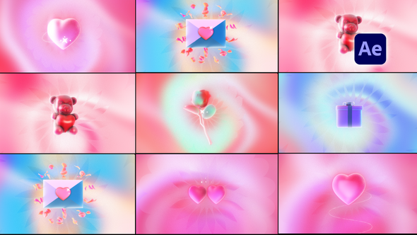 Photo of Valentine Transitions – Videohive 56491003