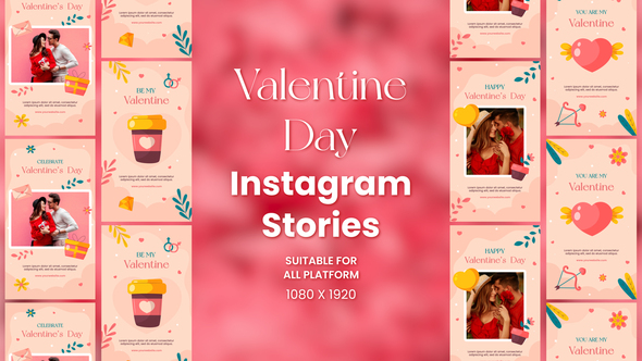 Photo of Valentine’s Day Instagram Stories – Videohive 56286765