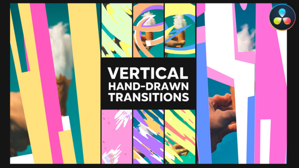 Photo of Vertical Hand Drawn Transitions | DaVinci Resolve – Videohive 56312026