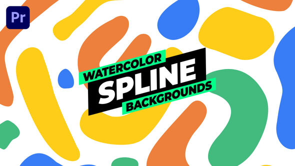 Photo of Watercolor Spline Backgrounds – Videohive 56262242