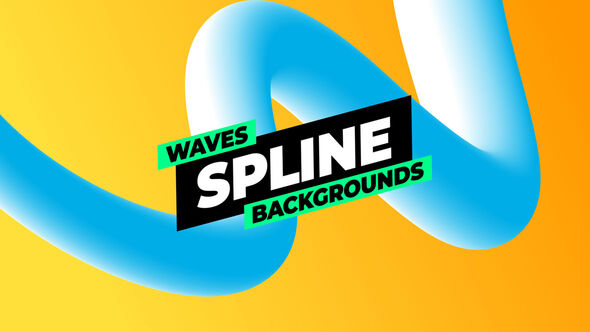 Photo of Waves Spline Backgrounds – Videohive 56262044