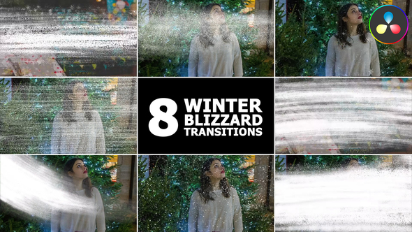 Photo of Winter Blizzard Transitions | DaVinci Resolve – Videohive 56051984