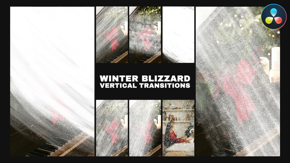 Photo of Winter Blizzard Vertical Transitions | DaVinci Resolve – Videohive 56051762