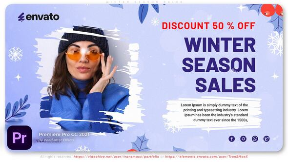 Photo of Winter Season Sales – Videohive 56211804