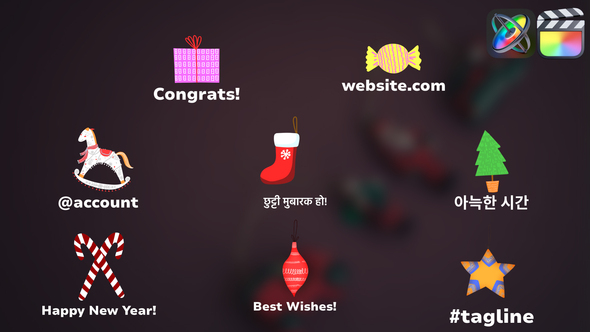 Photo of Xmas Toy Icons for FCPX – Videohive 56051785