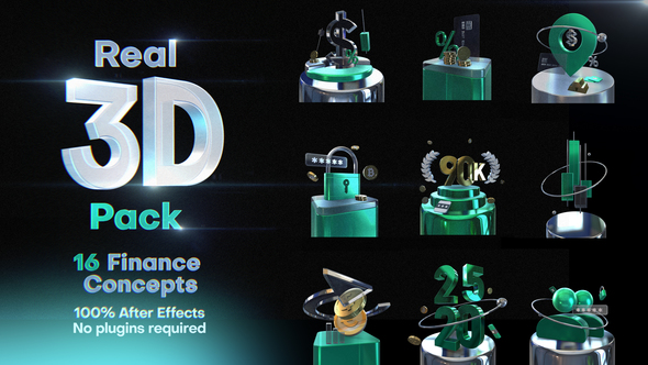 Photo of 3d Pack – 16 Finance Concept – Videohive 56083260