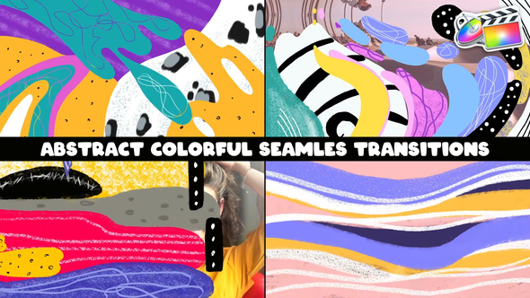 Photo of Abstract Colorful Seamles Transitions for FCPX – Videohive 56663632