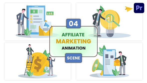 Photo of Affiliate Marketing illustration Scene – Videohive 56880928