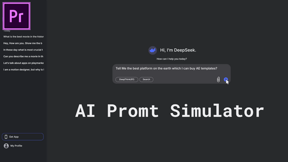 Photo of AI Promt Simulator MOGRT for Premier Pro – Videohive 56595825