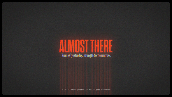 Photo of Almost There – Cinematic Motivational Opener – Videohive 56523923