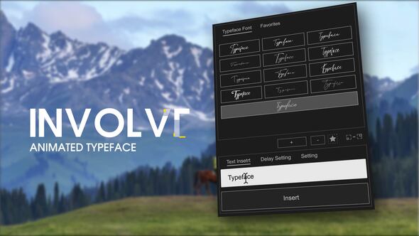 Photo of Animated Typeface – Involve – Videohive 55898698