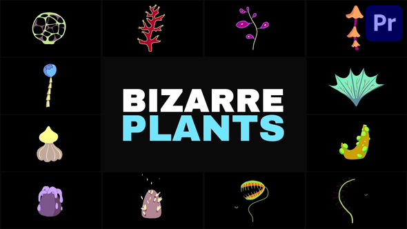 Photo of Bizarre Plants | Premiere Pro MOGRT – Videohive 56554923