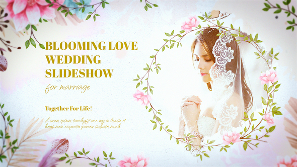 Photo of Blooming Love – Wedding Slideshow – Videohive 56727802