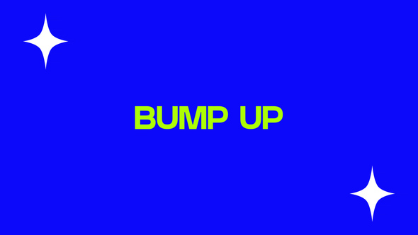 Photo of Bump Up – Dynamic Intro – Videohive 56507149