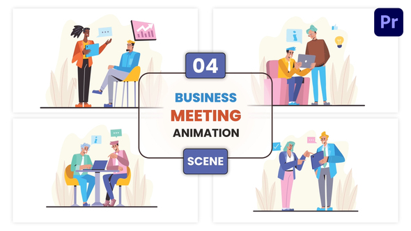 Photo of Business Meeting Animated Scene – Videohive 56975473